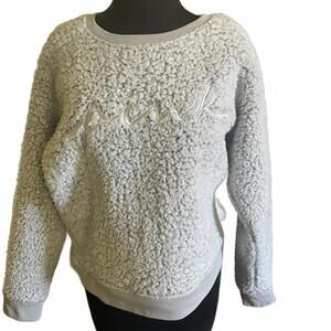 Victoria’s Secret PINK Sherpa crewneck pullover